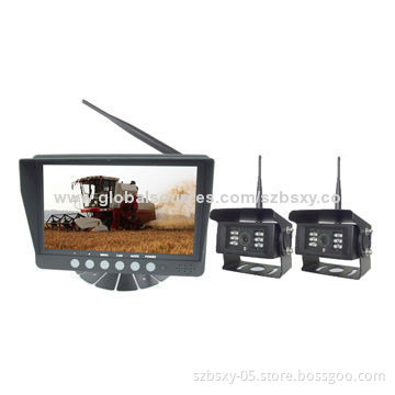7-inch 2.4G Wireless Car Camera System for Fire Trucks
